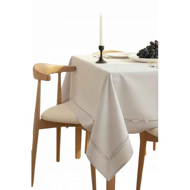 Dekorativní ubrus Classy 140x320 šedý s merežkou