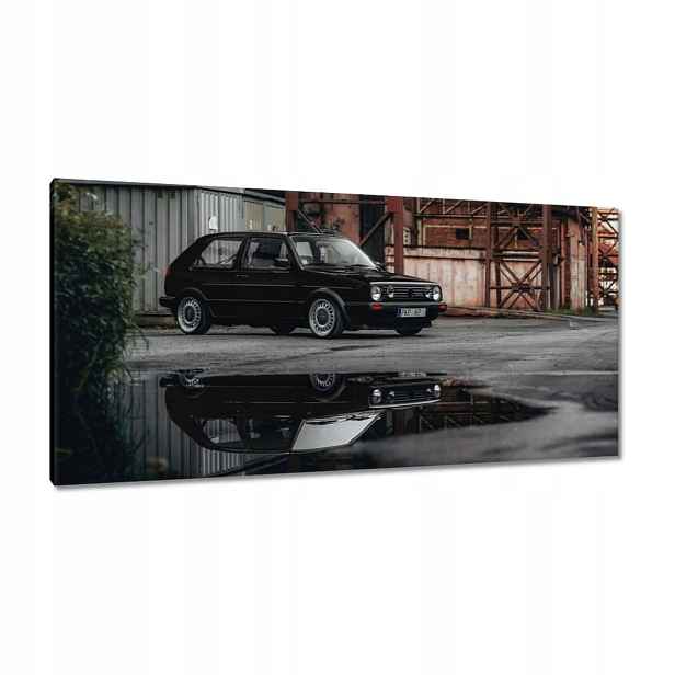 Obrazy 115x55 Černý Vw Golf