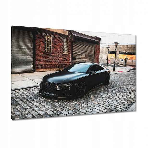 Obrazy 90x60 Černé matné Audi