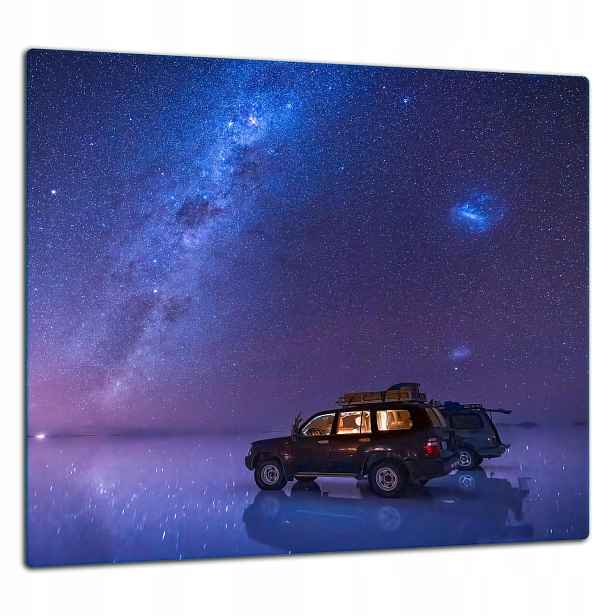 Skleněná Ochranná Deska Panel Lepidlo 65x60 Auto