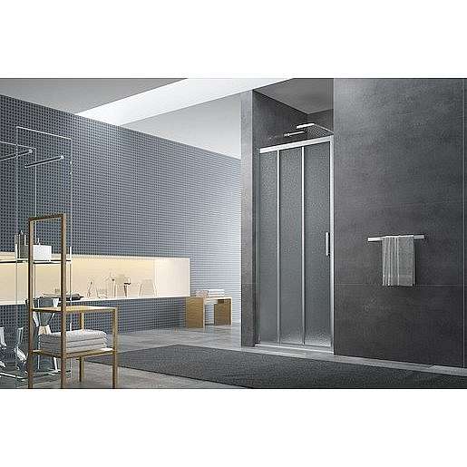 Sprchové dveře 80x195 cm Siko TEX chrom lesklý SIKOTEXE80CRG