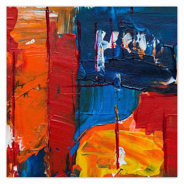Plakáty 140x140 Abstrakce Jednorožec