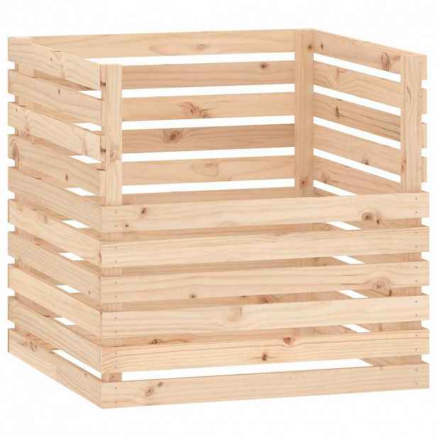 vidaXL Kompostér 80 x 80 x 78 cm masivní borové dřevo