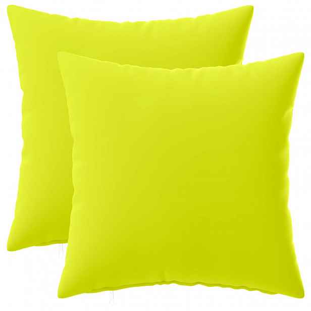 vidaXL Povlak na polštář 2 pcs HEERLEN Jasně zelená 30 x 30 cm