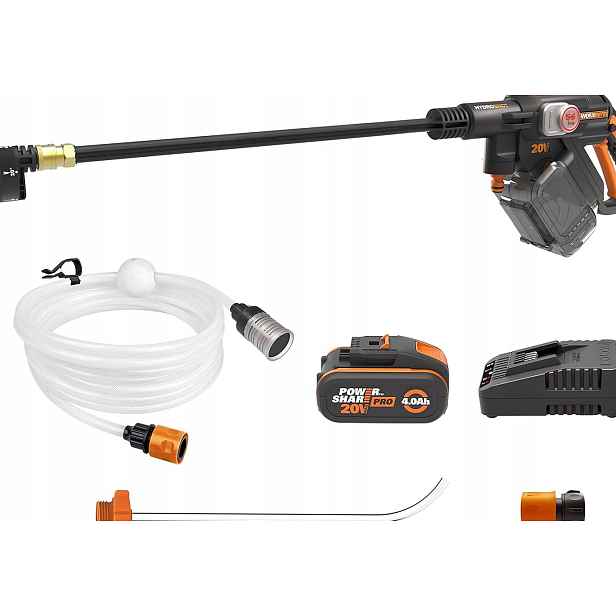 Bezdrátová Tlačná Myčka 56BAR 220L/H 20V Akumulátor 4AH Nabíječka