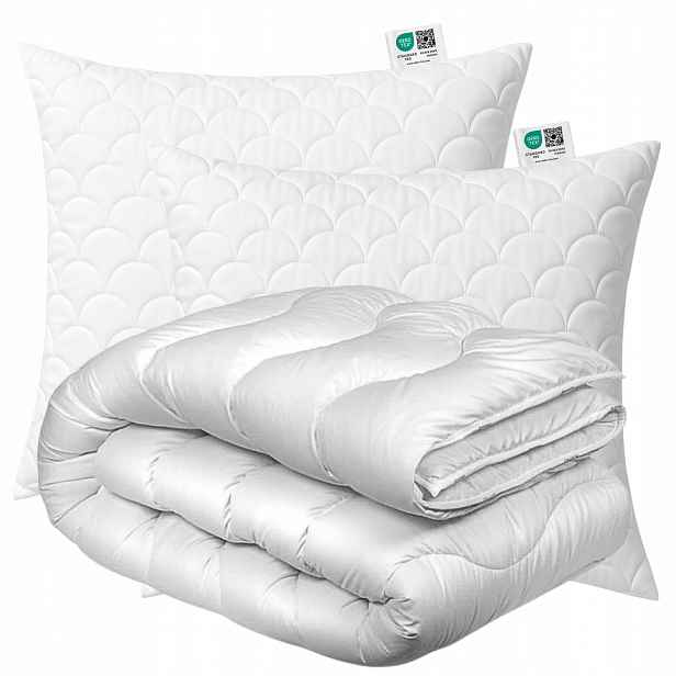 Celoroční Přikrývka 160x200 2x Polštář 70x80 Komplet Produkt Polský