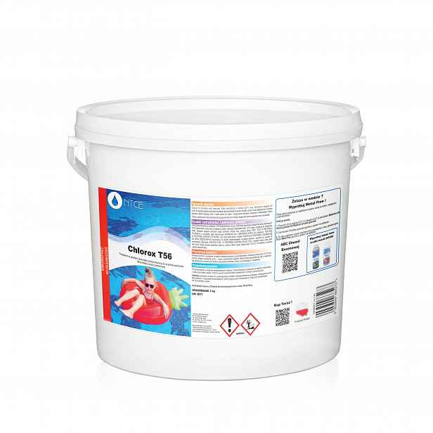 Ntce Chlorox T56 Chlorový Granulát Pro Šokovou Dezinfekci Bazénu 5 Kg