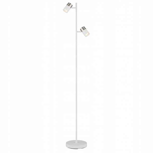 Podlahová lampa Stříbrná Led GU10 Pohyblivý zdroj Kancelář 3,7 kg Globo Lighting