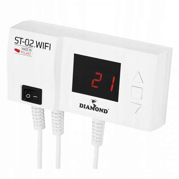 Regulátor Oběhového Čerpadla C.o. S Wifi Regulátorem Kotle Pece ST-02 Diamond
