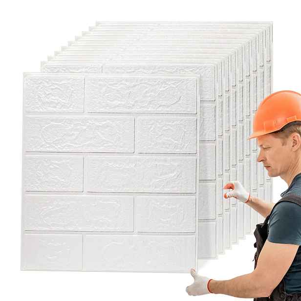 Samolepicí Nástěnné Panely Cihlová Tapeta Zeď Panely 5X 10 Ks