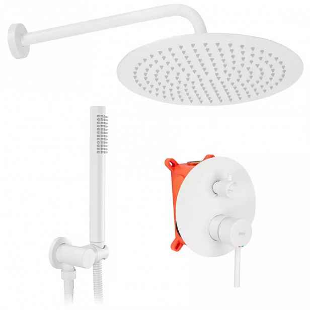 Podomítkový sprchový set Lungo Rea P8540 bílý