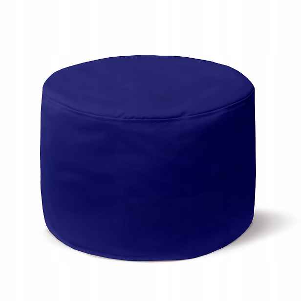 Pohodlná Fialová Podnožka 35x25cm Kulatá Taburet Pod Nohy Dekorativní Ozdoba