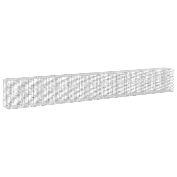 vidaXL Gabion s drátem 3,5 mm a síťkou 5x10 cm 1150x100x150 cm