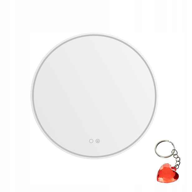 Kulaté vyhřívané zrcadlo do koupelny s Led podsvícením 24W D3004-60 Zum
