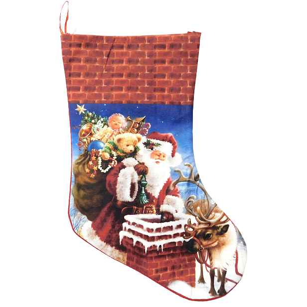 PROHOME - Ponožka vánoční dekorační 35cm