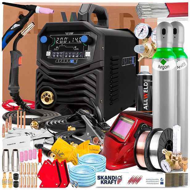 Svářečka Spartus Easymig 210 Pulse 230V 200A Synergie Tig Lift Hot Start