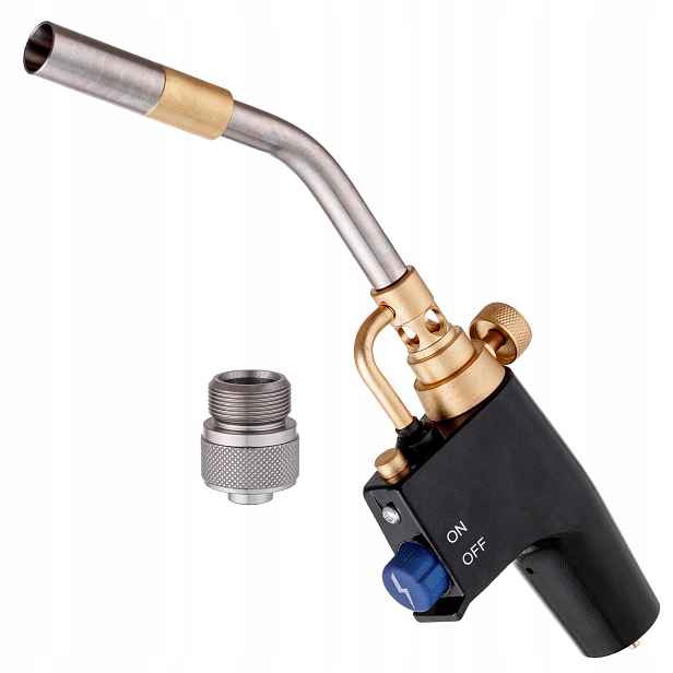Plynový Hořák Mapp Adaptér Pro Propan Pro Pájení Piezo Tryska Turbo 2800°C