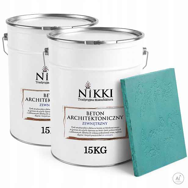 Fasádní omítka s architektonickou strukturou Betonu 2 x 15 kg Tyrkysová Uv