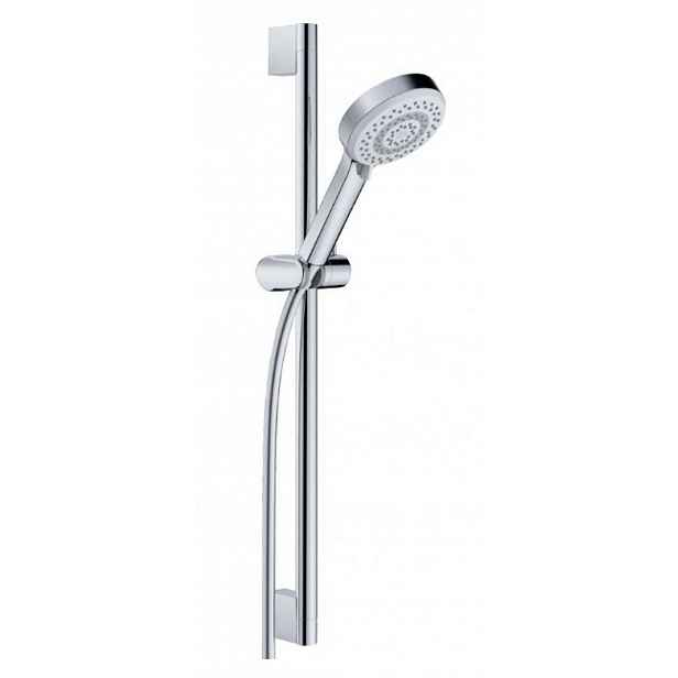 Kludi Dive - Set sprchové hlavice, tyče a hadice, 3 proudy, chrom 6863005-00