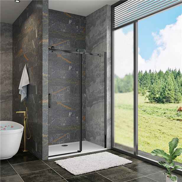 Posuvné sprchové dveře DIAMOND BLACK 116- 120x200 L/P varianta