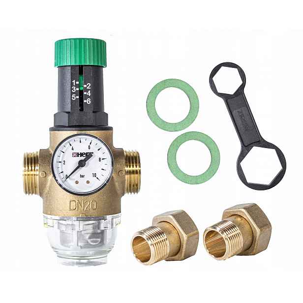 Redukce tlaku vody 3/4'' Herz s filtrem