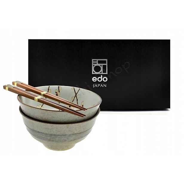 Sada 2 misek s tyčinkami Ramen Soshun 800 ml Box