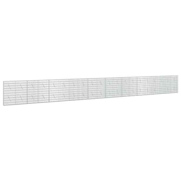 vidaXL Gabion s drátem 3,5 mm a síťkou 5x10 cm 1000x10x100 cm