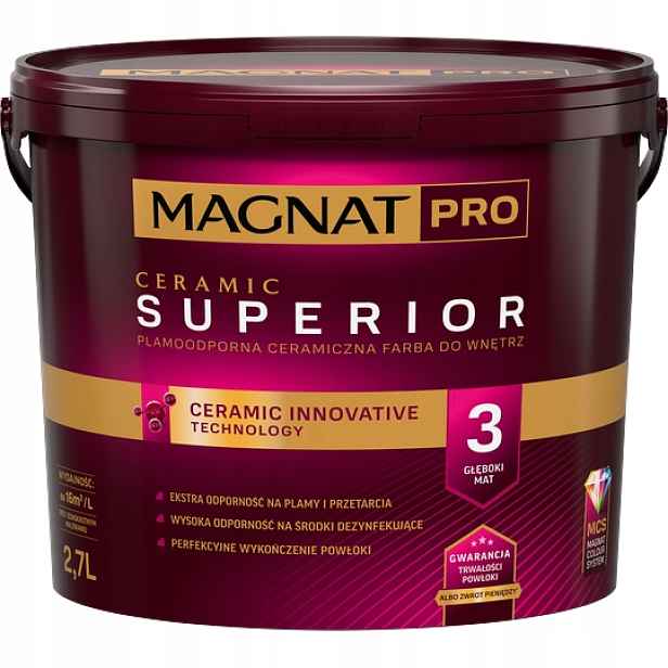 Magnat Pro Ceramic Superior 3 báze A hluboký mat 2,7L