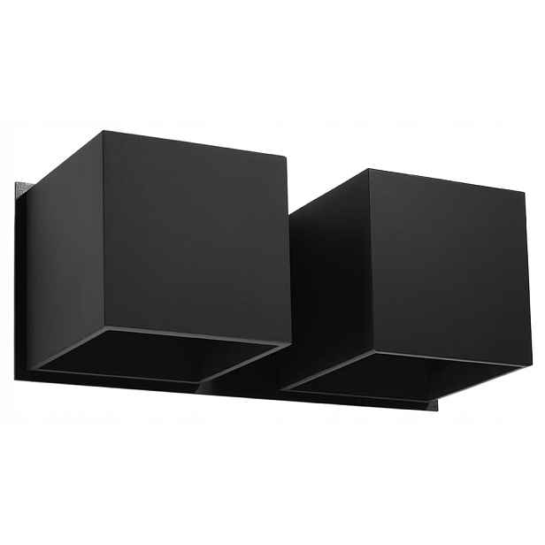 Sollux Nástěnné svítidlo Quad 2 černé SL.0657