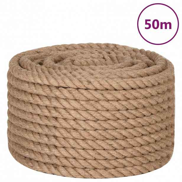vidaXL Jutové lano 50 m dlouhé 24 mm silné