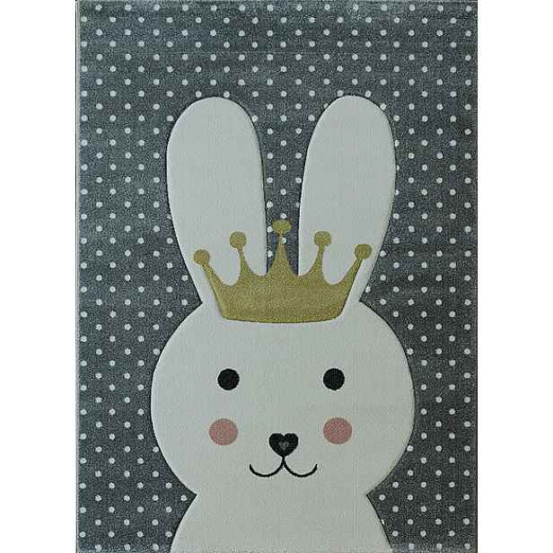 Dětský kusový koberec Smart Kids 22414 Grey, 160x230, šedá, dětský pokoj, Berfin Dywany