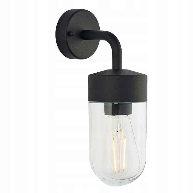 Endon Venkovní nástěnné svítidlo černé matné IP44 1xE27 40W