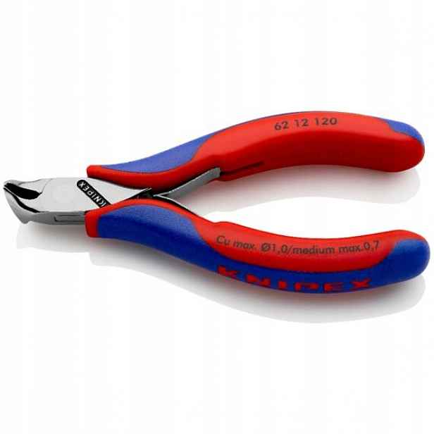 Knipex 6212120 šikmé štípací kleště pro elektroniku 120mm, 58HRC, dvojitá p
