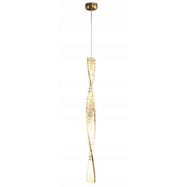 Bohemia 100 Moderní křišťálová závěsná lampa 100 cm, zlatá Led