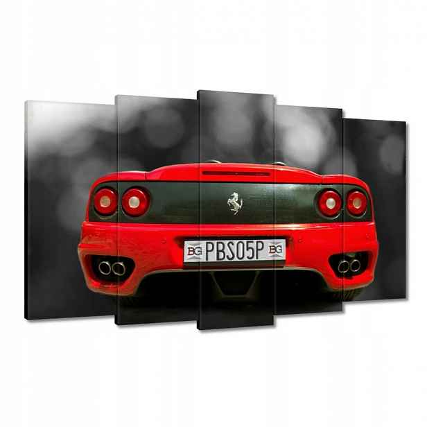 Obrazy 100x60 Červené Ferrari