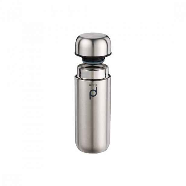 Tepelně izolovaná láhev, nerezová ocel, 200 ml, "DrinkPod", Matte Silv