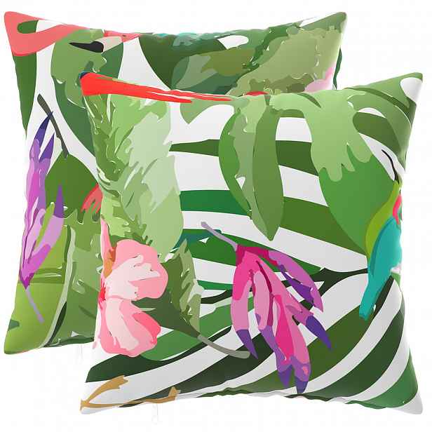 vidaXL Povlak na polštář 2 pcs HEERLEN Vícebarevný 30 x 30 cm