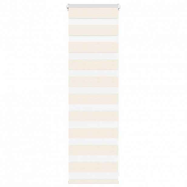 vidaXL Zebra roleta mramorově béžová šířka látky 40,9 cm polyester