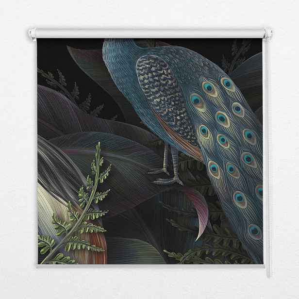 TULUP VNITŘNÍ roleta - okenní roleta - roleta - 130x140 cm - Ptáci v zelené