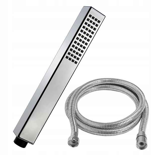 Hadice 150 cm Sprchová Hlavice do sprchy kabiny vany Pevný Set