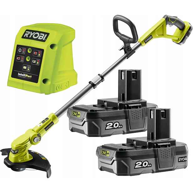 Ryobi Aku Vyžínač 2x2,0Ah Křovinořez RLT183222S