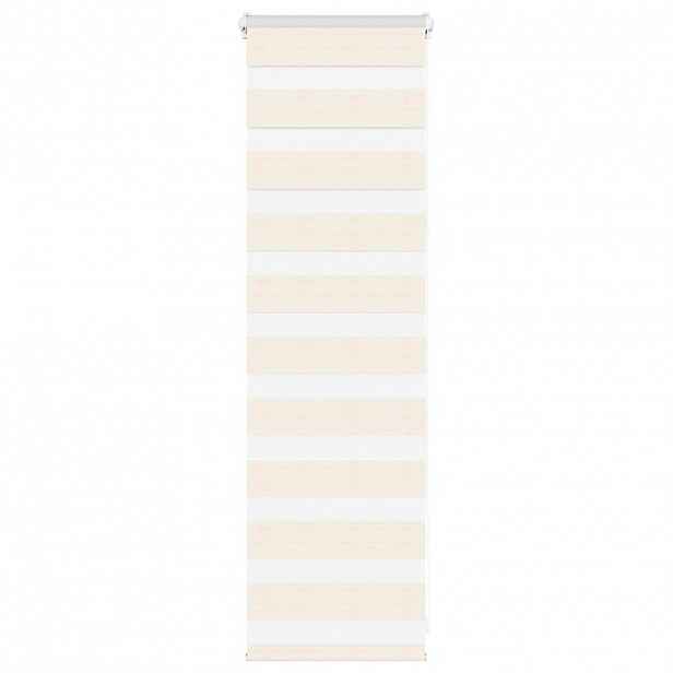 vidaXL Zebra roleta mramorově béžová šířka látky 45,9 cm polyester