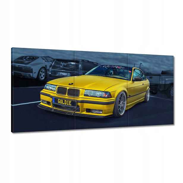 Obrazy 120x60 Zlaté auto Bmw Auto
