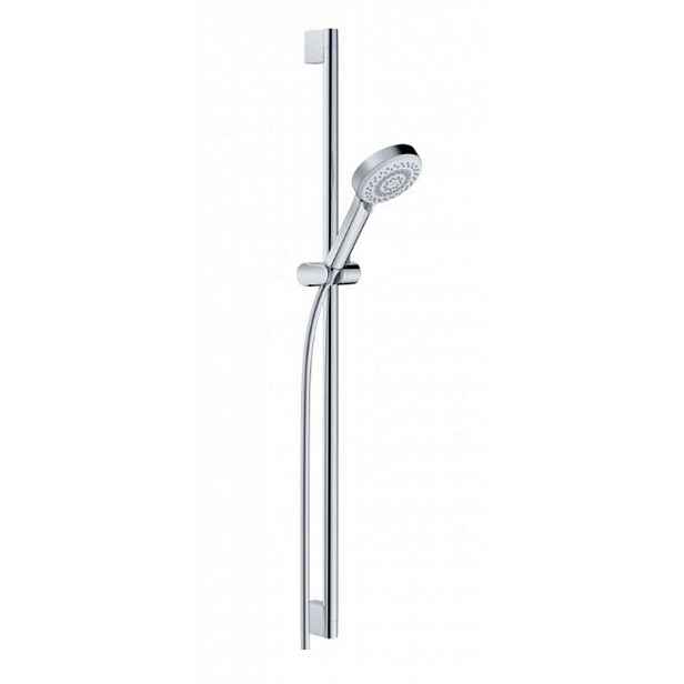 Kludi Dive - Set sprchové hlavice, tyče a hadice, 3 proudy, chrom 6893005-00
