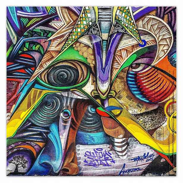 Plakáty 140x140 Graffitti Mural