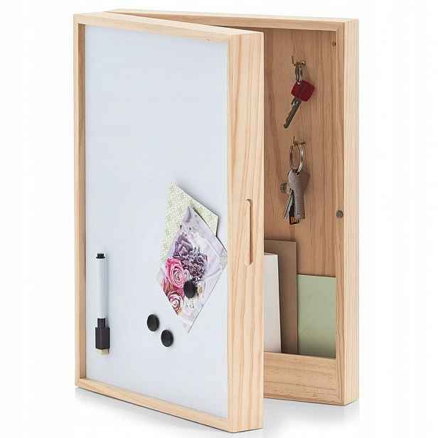 Skříňka na klíče, magnetická tabule, 30x8x42 cm, Zeller