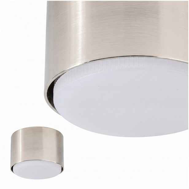 Stříbrná nástěnná lampa Tubo do obývacího pokoje na zeď Sigma Lighting