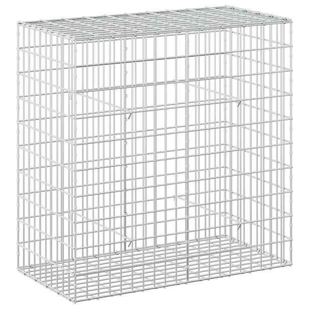 vidaXL Gabion s drátem 3,5 mm a síťkou 5x10 cm 100x50x100 cm