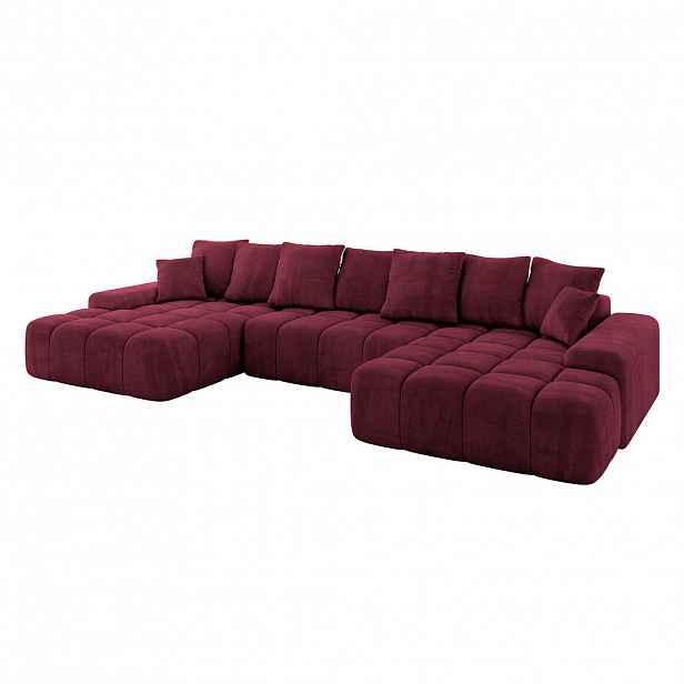 ALTDECOR SEDACÍ SOUPRAVA ENSI-U – 353 x 164 x 69 cm bordó