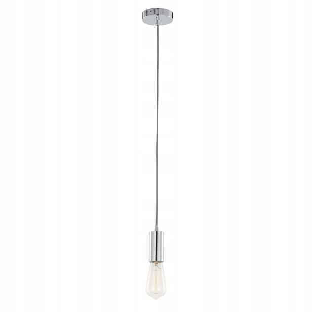 Italux Závěsná lampa Moderna chromovaná hliníková 1xE27 nastavitelná